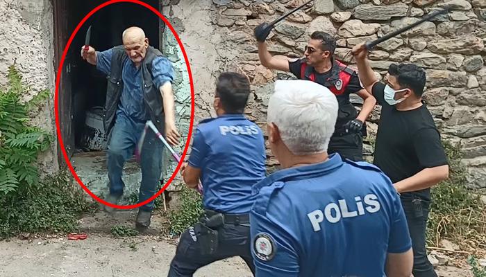 Bıçak salladı ve "Ben peygamberim, ben cumhurbaşkanıyım" dedi!  Evini görenler gözlerine inanamadı!