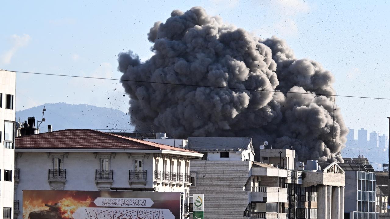 İsrailli işgalciler Beyrut'a bir dizi şiddetli hava saldırısı başlattı