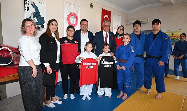 Kemer Belediyesi'nden judoculara malzeme desteği - SPORT