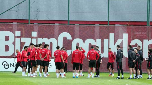 A Ulusal Takım, İtalya Maçı İçin Hazırlıklarını Sürdürüyor