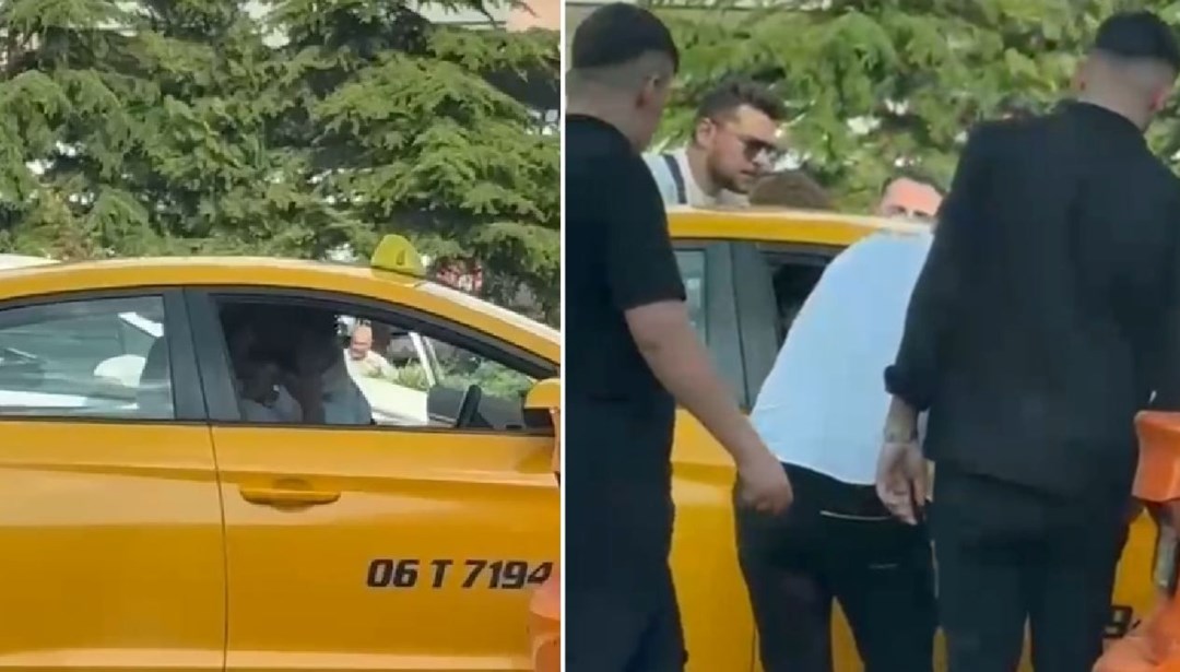Trafikte tartıştığı taksi şoförünü yumrukladı - Son Dakika Türkiye Haberleri